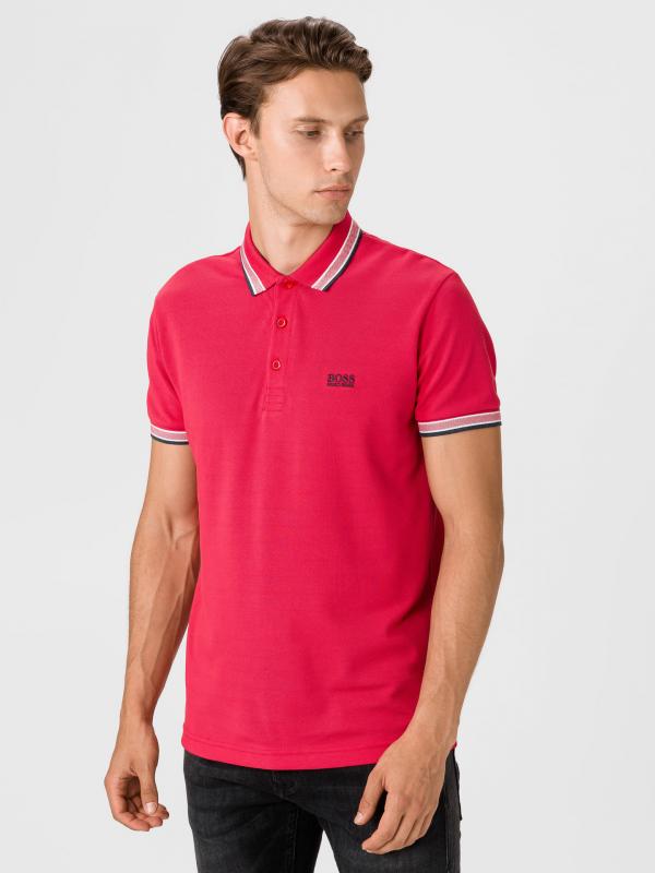 Paddy Polo triko BOSS Růžová