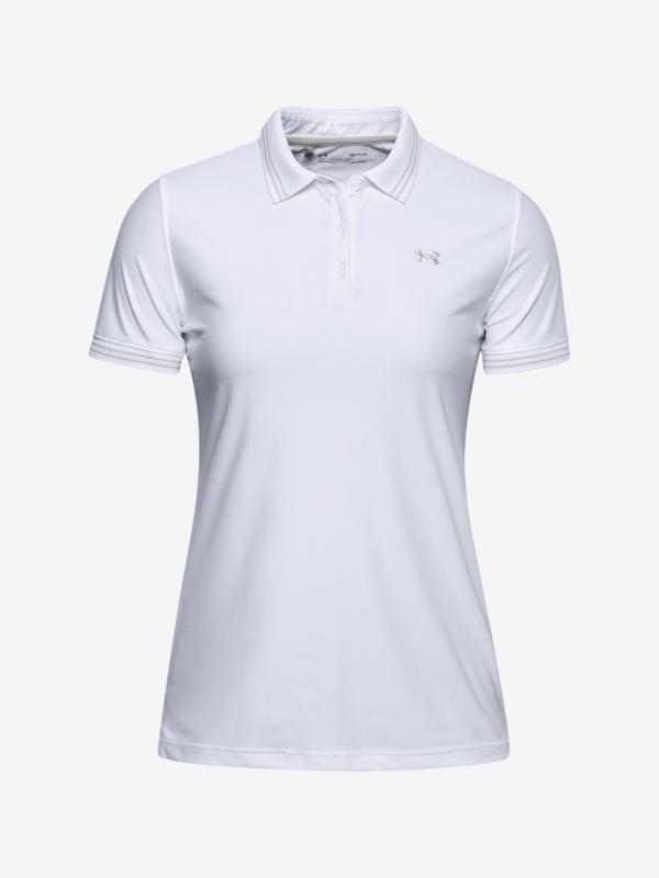 Zinger Pique Polo triko Under Armour Bílá