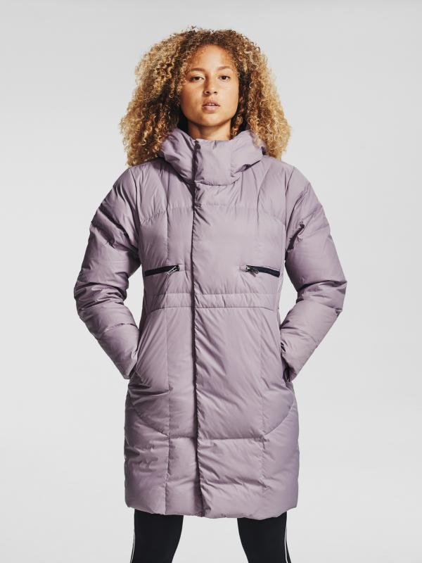 Down Bunda Under Armour Fialová