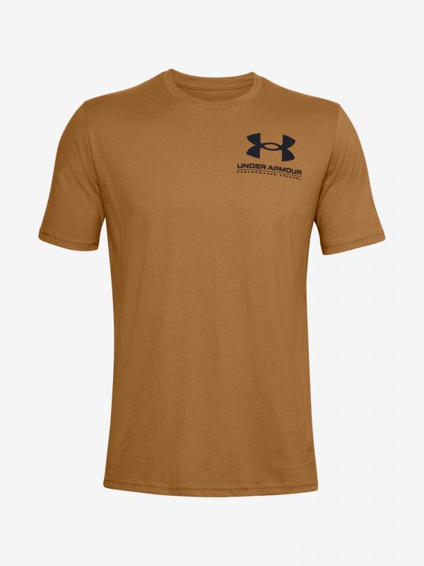 Performance Big Logo Triko Under Armour Oranžová
