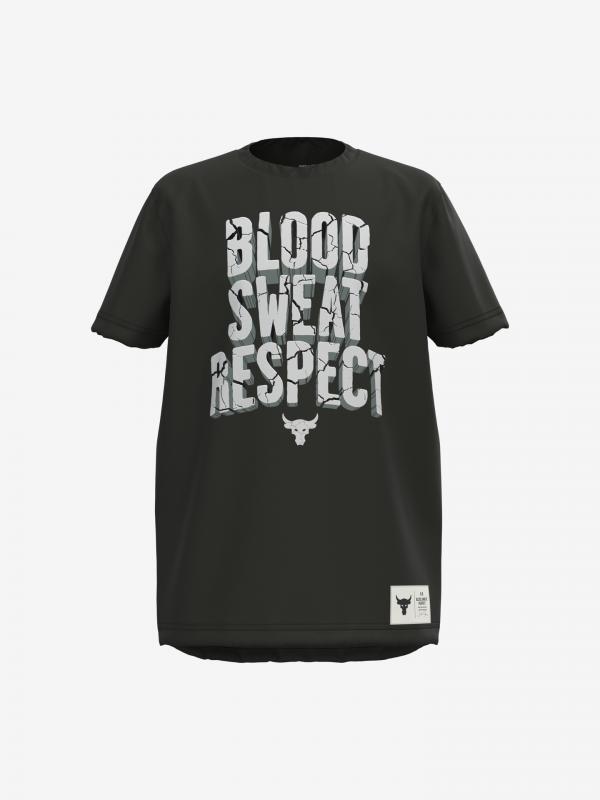 Project Rock BSR Triko dětské Under Armour Zelená
