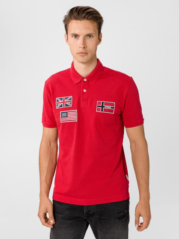 Ehiri Polo triko Napapijri Červená