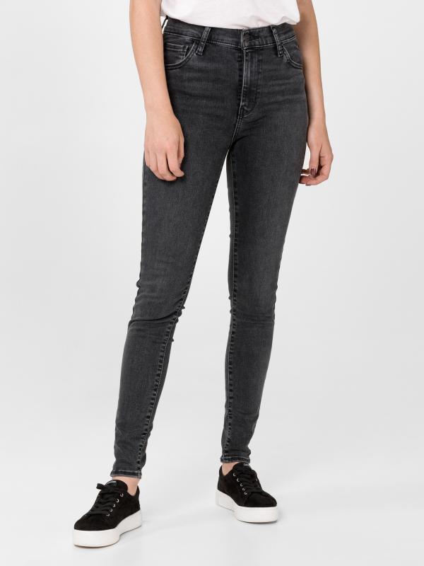 720™ High-Waisted Super Skinny Jeans Levi's® Černá
