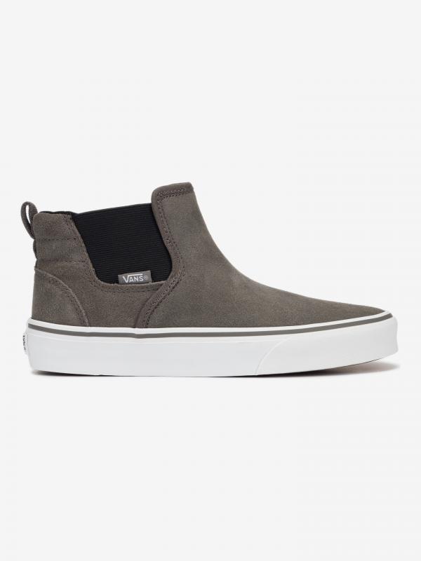 Asher Mid Tenisky Vans Šedá