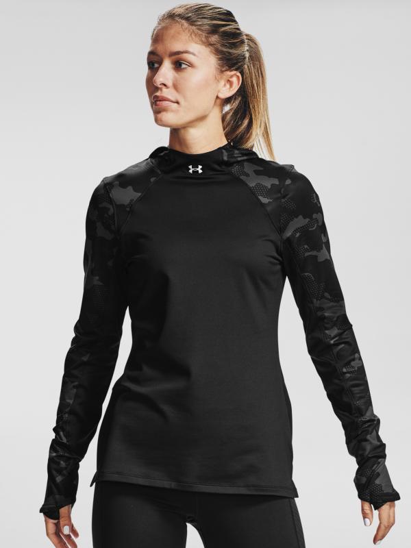 ColdGear® Armour Camo Mikina Under Armour Černá