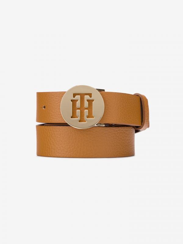 Pásek Tommy Hilfiger Hnědá