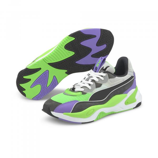Puma RS-2K Internet Exploring Dark Shadow-Fluo Green