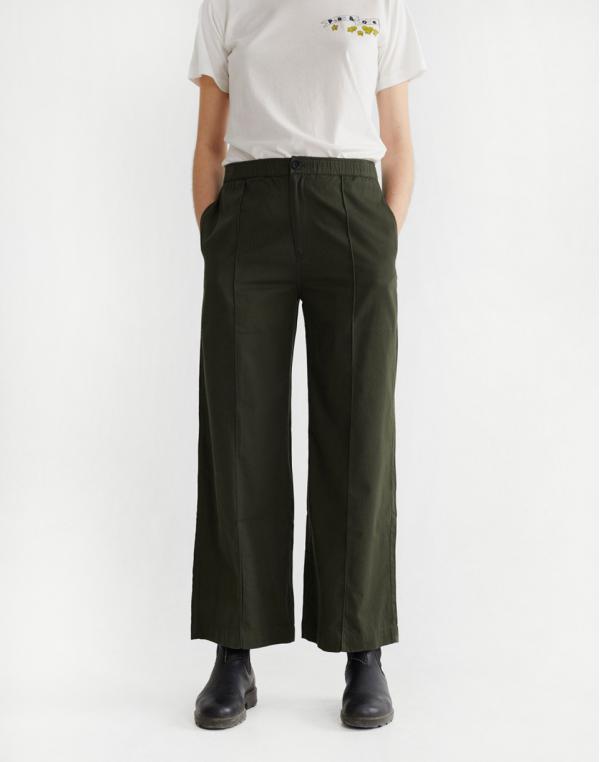 Thinking MU Green Maia Pants Dark Green XS