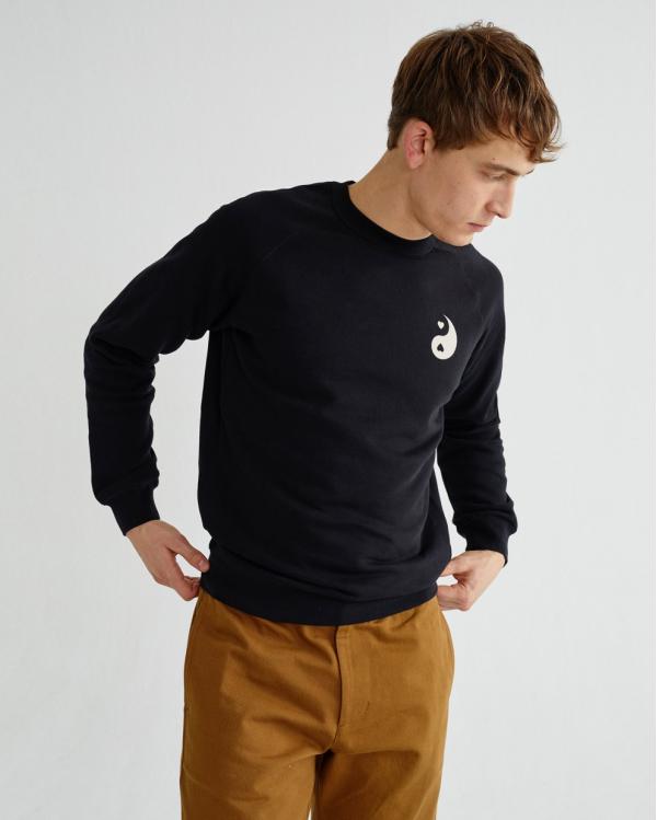 Thinking MU Yin Yang Sweatshirt Black S