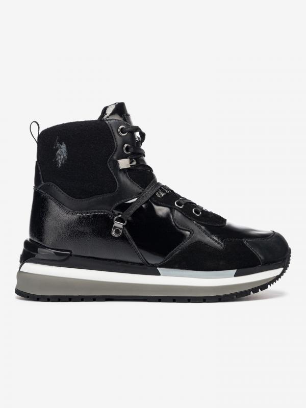 Carry Kotníková obuv U.S. Polo Assn Černá