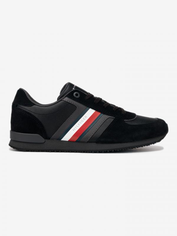 Iconic Mix Runner Tenisky Tommy Hilfiger Černá