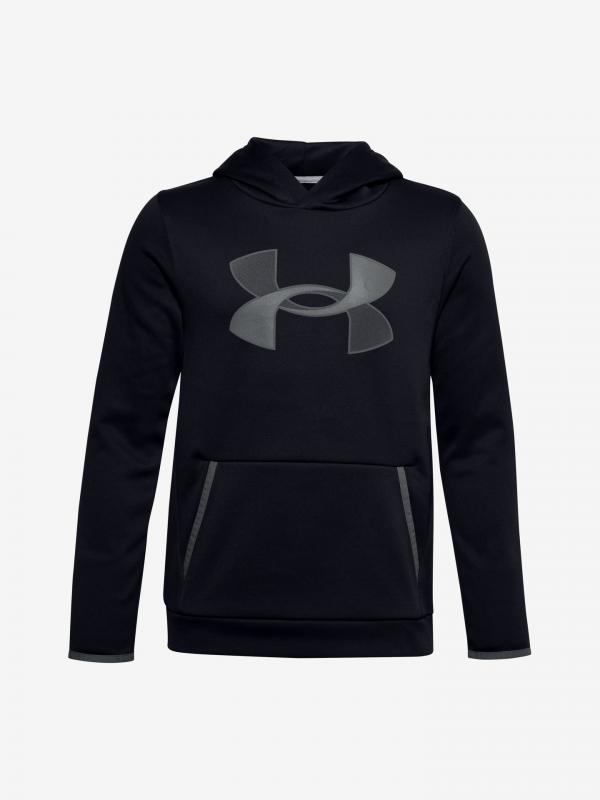 Amour Fleece Mikina dětská Under Armour Černá
