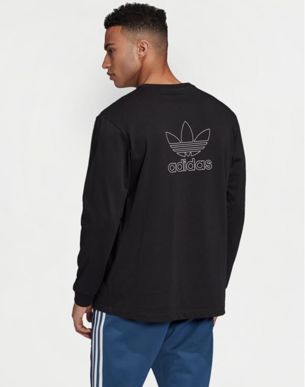 adidas Originals B+F Trefoil Ls Tee Black/White L