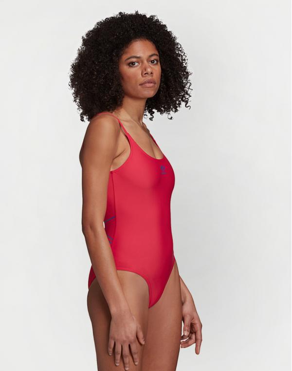 adidas Originals Lrg Logo Swim Power Pink/Royal Blue 36