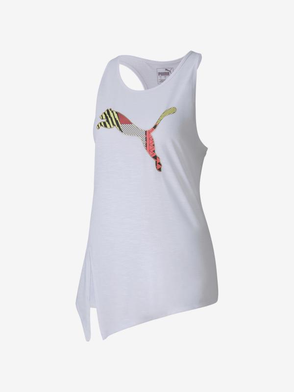 Nátělník Puma Logo Tie Tank Bílá