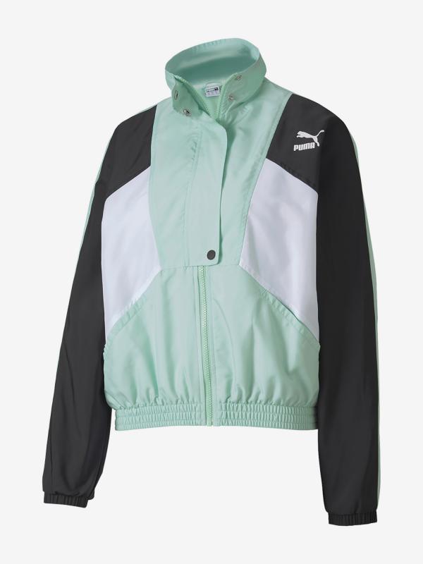 Bunda Puma Tfs Woven Track Jacket Zelená