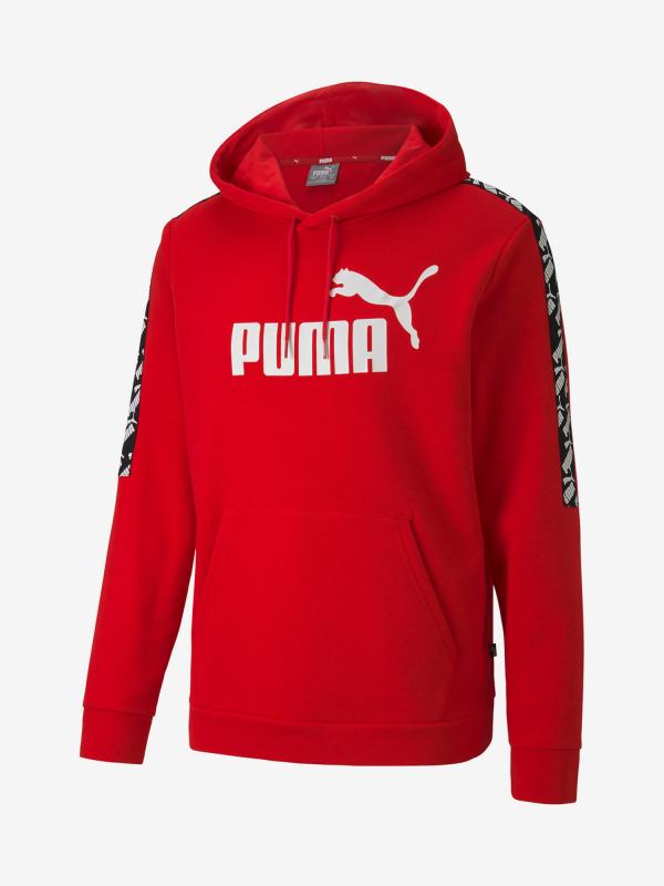 Mikina Puma Amplified Hoody Tr Červená