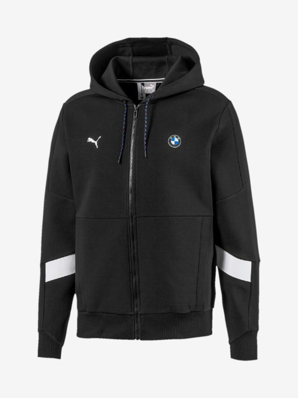 Mikina Puma Bmw Mms Hooded Sweat Jacket Černá