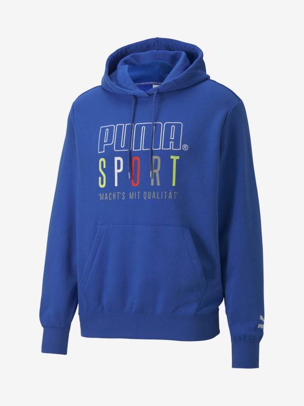 Mikina Puma Sport Hoodie Modrá