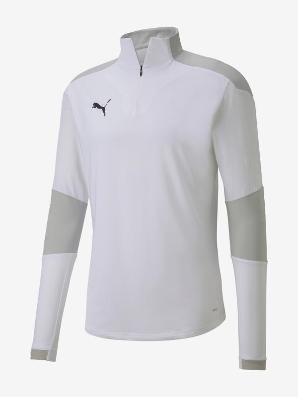 Tričko Puma Teamfinal 21 Trg 1 4 Zip Bílá