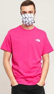 The North Face M SS Simple Dome Tee tmavě růžové