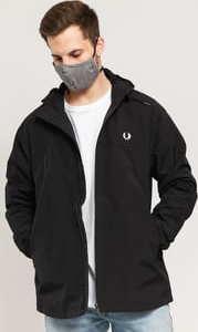 FRED PERRY Panelled Zip Through Jacket černá