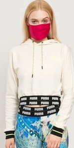 Puma CSM Cropped Hoody krémová