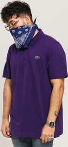 LACOSTE Men's Polo T-Shirt fialové