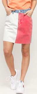 TOMMY JEANS W Short Denim Skirt tommy flag lt bl rig 30