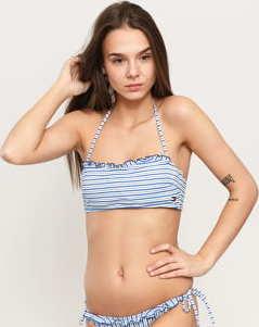 Tommy Hilfiger Structured Bandeau bílé / modré
