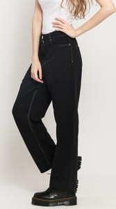 WOOD WOOD Althea Trousers černé