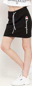 Champion Vertical Script Logo Sweat Skirt černá