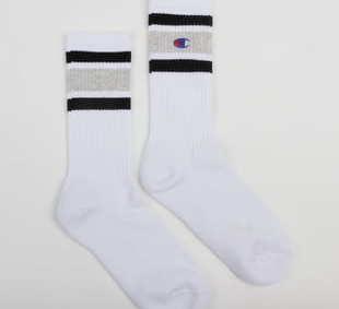 Champion Rochester Crew Sock bílé / melange šedé / černé