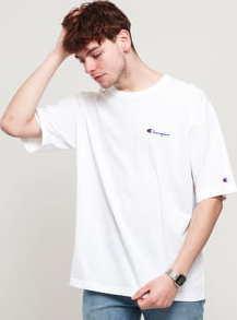 Champion Crewneck T-Shirt bílé