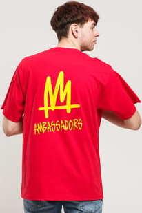 Ambassadors Double Mark Tee červené