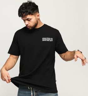 WOOD WOOD Info Tee černé