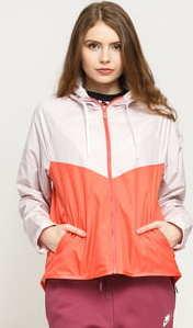 Nike W NSW WR Jacket oranžová / světle fialová