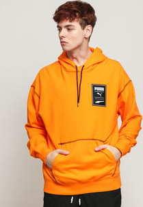 Puma Recheck Pack Graphic Hoodie oranžová