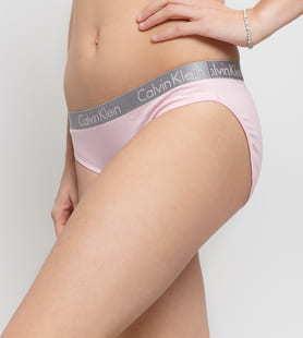 Calvin Klein Bikini - Slip 3 Pack světle růžové / vínové / bílé