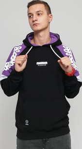 Mass DNM Podium Hoody černá / fialová