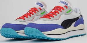 Puma Style Rider Ride On puma white - dazz blue - high rise