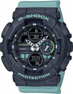 Casio G-Shock GMA S140-2AER černé / světle modré