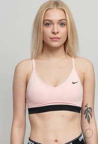 Nike Indy Bra světle růžové / černé