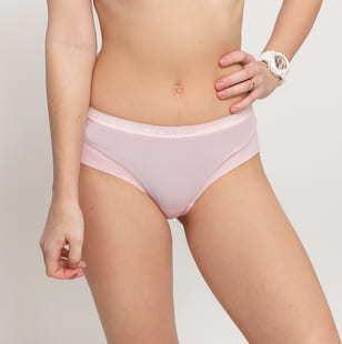 Calvin Klein 2 Pack Microfiber Hipsters růžové / oranžové