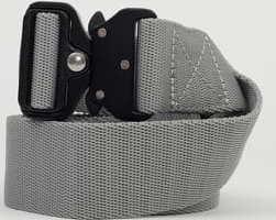 Urban Classics Wing Buckle Belt šedý