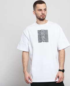 PLEASURES Joy Division Shadowplay Heavyweight Shirt bílé / černé