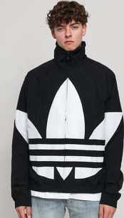 adidas Originals Big Trefoil TT černá / bílá