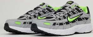 Nike P-6000 wolf grey / electric green - black