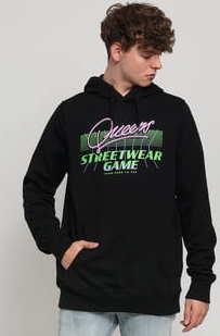 Queens Streetwear Game Hoodie černá