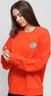 Stüssy Oden Crew tmavě oranžová